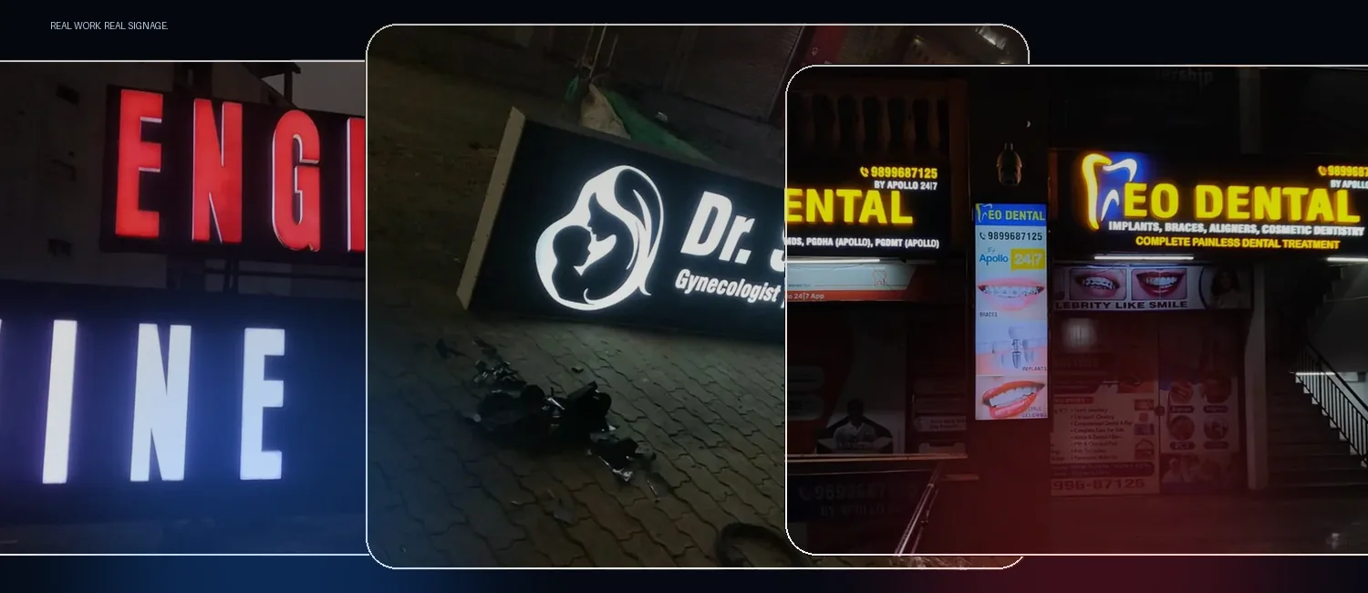 LED Signboard Wale signage projects in Noida
