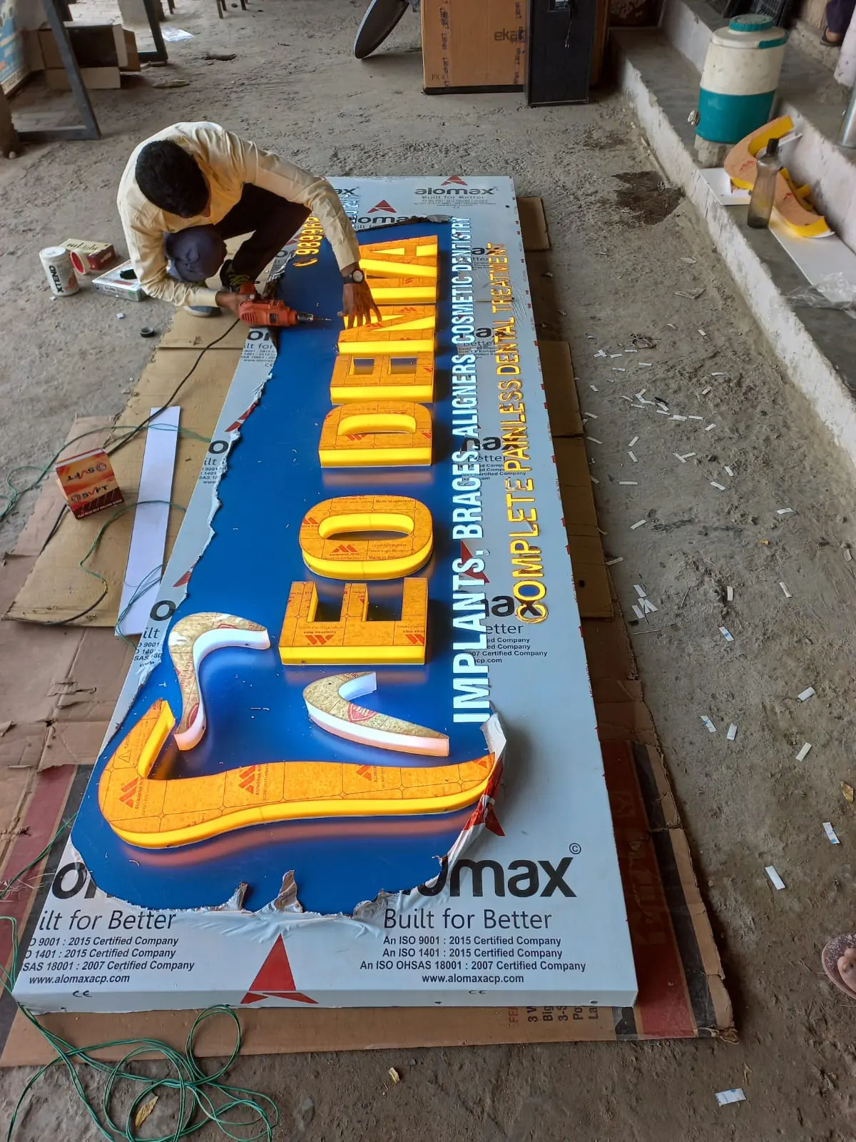 Signage project by LED Signboard Wale in Noida