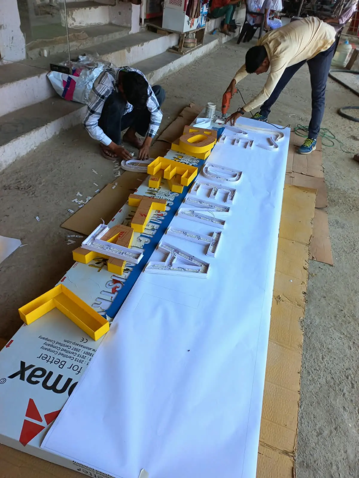 Signage project by LED Signboard Wale in Noida