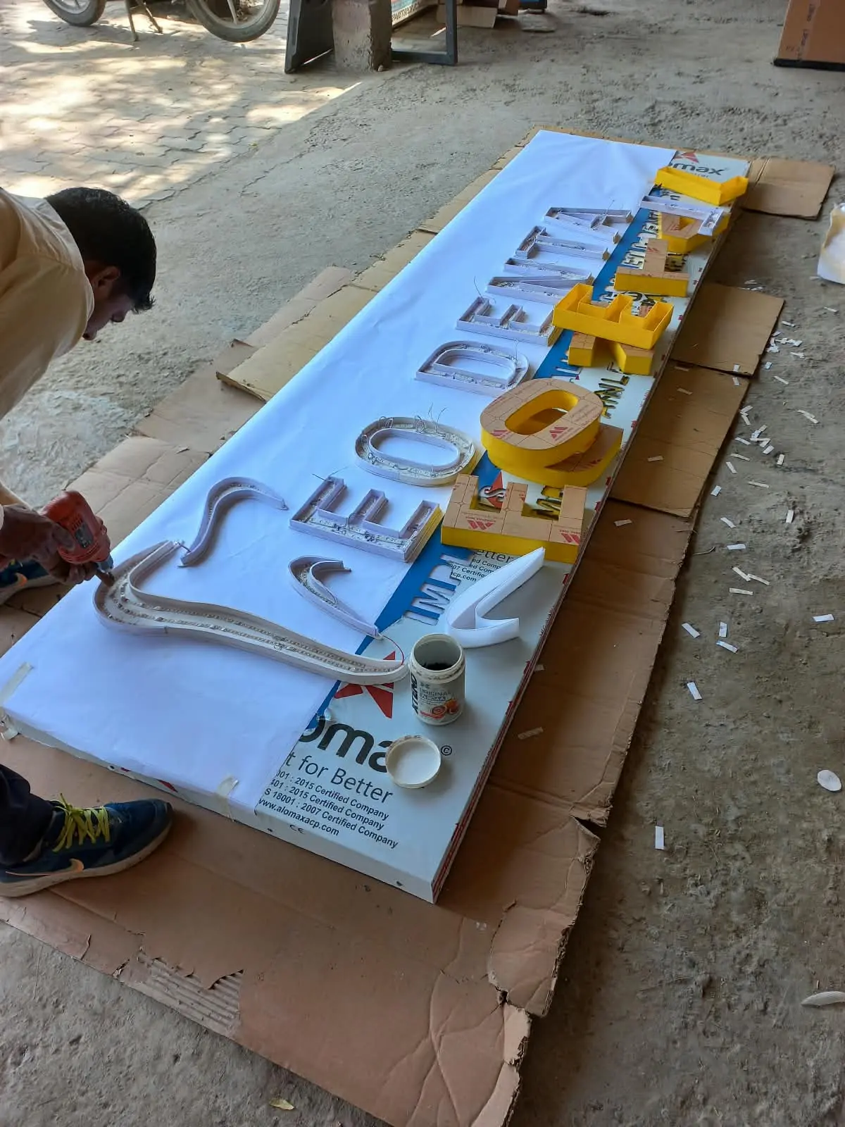 Signage project by LED Signboard Wale in Noida