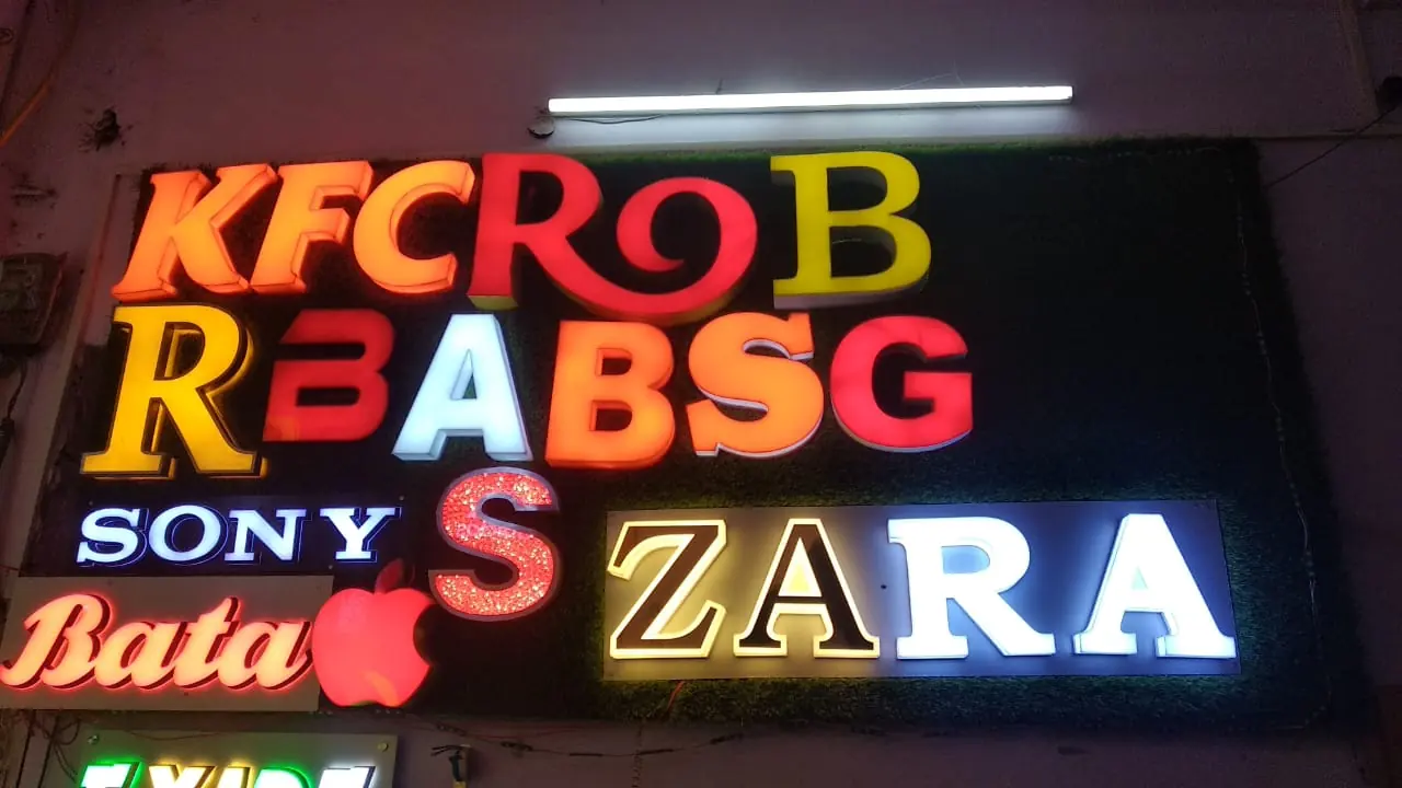 Signage project by LED Signboard Wale in Noida